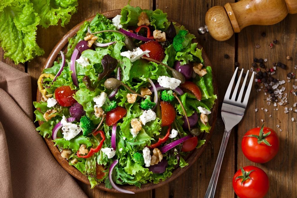 salad one of the foods that are good for your teeth
